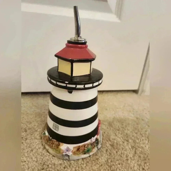 Ceramic Lighthouse Liquor Pour Bar Drinks - Picture 3 of 5